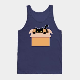 Cat in a box Tank Top